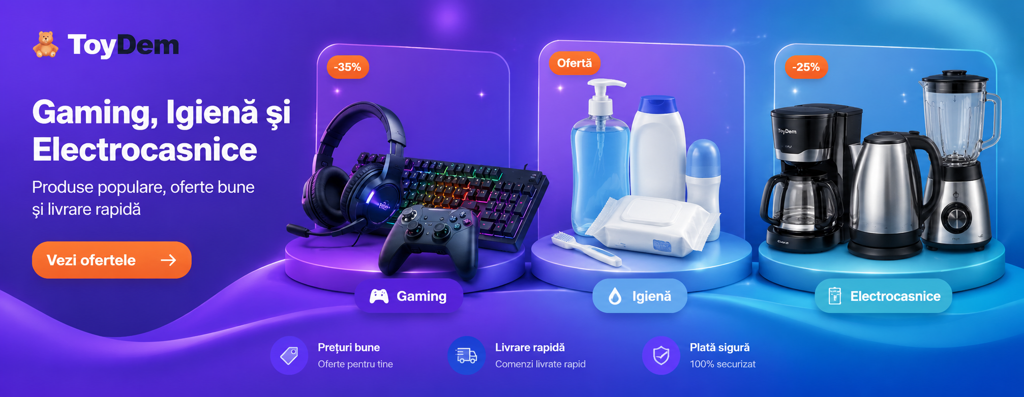 Oferte ToyDem - produse la prețuri bune